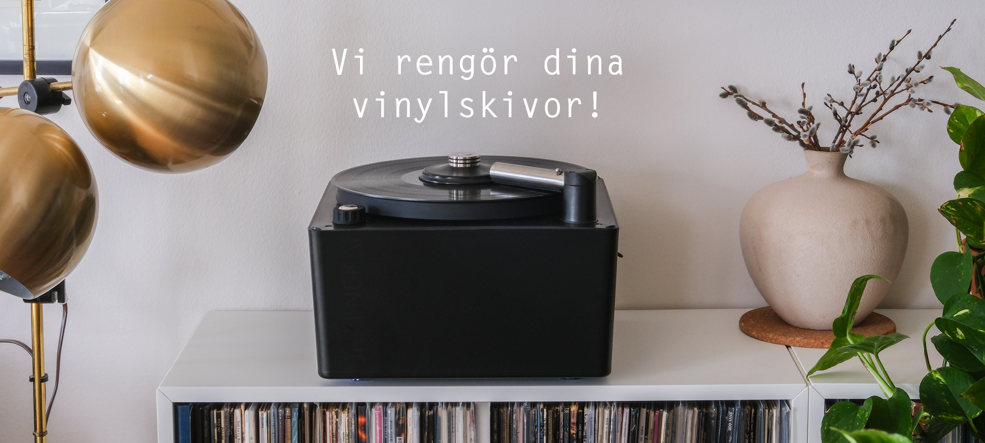 Vi rengör dina vinylskivor