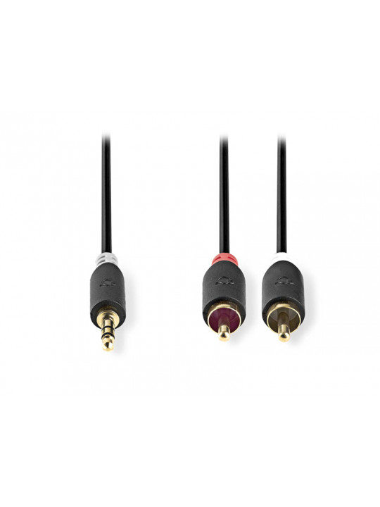 Stereokabel 3.5mm till 2xRCA