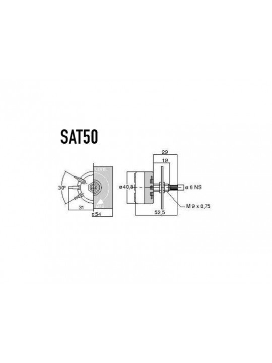 L-PAD Konstansimpedanspotentiometer