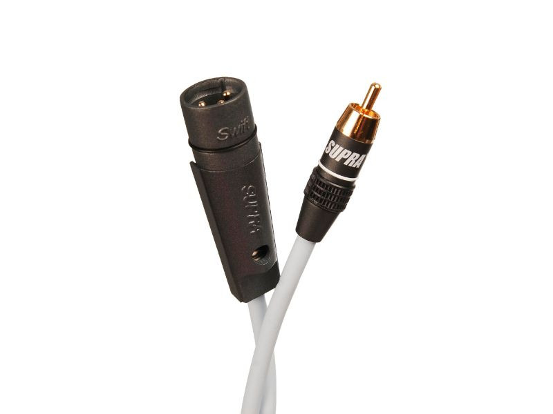RCA hane – XLR hane semibalanserad kabel