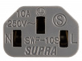 LoRad 2.5 Silver Plated Copper SPC CS-EU strömkabel kontakt